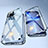 Custodia Lusso Alluminio Laterale Specchio 360 Gradi Cover per Apple iPhone 13 Pro
