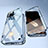 Custodia Lusso Alluminio Laterale Specchio 360 Gradi Cover per Apple iPhone 14 Pro