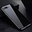 Custodia Lusso Alluminio Laterale Specchio 360 Gradi Cover per Apple iPhone 8 Plus Nero