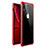 Custodia Lusso Alluminio Laterale Specchio 360 Gradi Cover per Apple iPhone XR Rosso