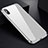 Custodia Lusso Alluminio Laterale Specchio 360 Gradi Cover per Apple iPhone Xs Bianco