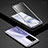 Custodia Lusso Alluminio Laterale Specchio 360 Gradi Cover per Huawei Honor 30 Pro+ Plus Argento