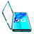 Custodia Lusso Alluminio Laterale Specchio 360 Gradi Cover per Huawei Mate 40 Lite 5G
