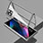 Custodia Lusso Alluminio Laterale Specchio 360 Gradi Cover per Oppo Find X3 Pro 5G