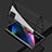 Custodia Lusso Alluminio Laterale Specchio 360 Gradi Cover per Oppo Find X3 Pro 5G Nero