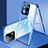 Custodia Lusso Alluminio Laterale Specchio 360 Gradi Cover per Oppo Reno8 5G