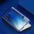 Custodia Lusso Alluminio Laterale Specchio 360 Gradi Cover per Realme XT Blu