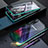 Custodia Lusso Alluminio Laterale Specchio 360 Gradi Cover per Samsung Galaxy A70S
