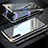 Custodia Lusso Alluminio Laterale Specchio 360 Gradi Cover per Samsung Galaxy Note 10 5G Argento