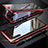 Custodia Lusso Alluminio Laterale Specchio 360 Gradi Cover per Samsung Galaxy Note 10 5G Rosso