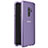 Custodia Lusso Alluminio Laterale Specchio 360 Gradi Cover per Samsung Galaxy S9 Plus Viola