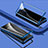Custodia Lusso Alluminio Laterale Specchio 360 Gradi Cover per Vivo Y50