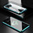 Custodia Lusso Alluminio Laterale Specchio 360 Gradi Cover per Xiaomi Black Shark 3 Pro Verde