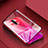 Custodia Lusso Alluminio Laterale Specchio 360 Gradi Cover per Xiaomi Poco X2 Rosso