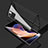 Custodia Lusso Alluminio Laterale Specchio 360 Gradi Cover per Xiaomi Redmi Note 11 Pro+ Plus 5G