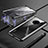 Custodia Lusso Alluminio Laterale Specchio 360 Gradi Cover T01 per Huawei Mate 30 5G Nero