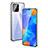 Custodia Lusso Alluminio Laterale Specchio 360 Gradi Cover T01 per Huawei Nova 8 SE 5G Argento