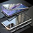 Custodia Lusso Alluminio Laterale Specchio 360 Gradi Cover T01 per Samsung Galaxy Note 20 5G Argento