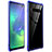 Custodia Lusso Alluminio Laterale Specchio 360 Gradi Cover T01 per Samsung Galaxy S10 Plus Blu