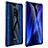 Custodia Lusso Alluminio Laterale Specchio 360 Gradi Cover T01 per Xiaomi Redmi K20 Blu
