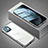 Custodia Lusso Alluminio Laterale Specchio 360 Gradi Cover T02 per Apple iPhone 12 Mini