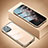Custodia Lusso Alluminio Laterale Specchio 360 Gradi Cover T02 per Apple iPhone 12 Pro