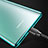 Custodia Lusso Alluminio Laterale Specchio 360 Gradi Cover T02 per OnePlus 8