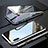 Custodia Lusso Alluminio Laterale Specchio 360 Gradi Cover T02 per Samsung Galaxy A70