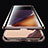 Custodia Lusso Alluminio Laterale Specchio 360 Gradi Cover T02 per Samsung Galaxy Note 20 Ultra 5G
