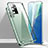 Custodia Lusso Alluminio Laterale Specchio 360 Gradi Cover T02 per Samsung Galaxy Note 20 Ultra 5G Verde
