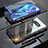 Custodia Lusso Alluminio Laterale Specchio 360 Gradi Cover T02 per Samsung Galaxy S10e