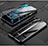 Custodia Lusso Alluminio Laterale Specchio 360 Gradi Cover T03 per Huawei Honor 20 Pro