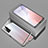 Custodia Lusso Alluminio Laterale Specchio 360 Gradi Cover T03 per Huawei P40 Lite 5G