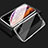 Custodia Lusso Alluminio Laterale Specchio 360 Gradi Cover T08 per Apple iPhone 11