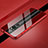 Custodia Lusso Alluminio Laterale Specchio 360 Gradi Cover T08 per Huawei Mate 20 Rosso