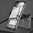 Custodia Lusso Alluminio Laterale Specchio 360 Gradi Cover T10 per Apple iPhone 11 Pro Max