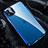 Custodia Lusso Alluminio Laterale Specchio 360 Gradi Cover T12 per Apple iPhone 11 Pro Max Blu