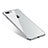 Custodia Lusso Alluminio Laterale Specchio Cover M01 per Apple iPhone 7 Plus Argento