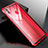 Custodia Lusso Alluminio Laterale Specchio Cover M01 per Huawei Honor 8X Rosso
