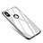 Custodia Lusso Alluminio Laterale Specchio Cover per Apple iPhone Xs Bianco