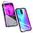 Custodia Lusso Alluminio Laterale Specchio Cover per Oppo R17 Pro