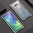 Custodia Lusso Alluminio Laterale Specchio Cover per Samsung Galaxy S10e Argento