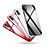 Custodia Lusso Alluminio Laterale Specchio Cover S01 per Apple iPhone Xs