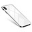 Custodia Lusso Alluminio Laterale Specchio Cover S01 per Apple iPhone Xs Bianco