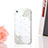 Custodia Lusso Diamante Strass Gioielli Fiori per Apple iPhone 4 Bianco