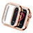 Custodia Lusso Diamante Strass Gioielli per Apple iWatch 5 40mm Oro Rosa