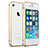 Custodia Lusso Laterale Alluminio per Apple iPhone 4S Oro