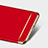 Custodia Lusso Metallo Laterale e Plastica con Anello Supporto A02 per Huawei Honor 6X Pro Rosso