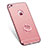 Custodia Lusso Metallo Laterale e Plastica con Anello Supporto per Apple iPhone 6S Plus Oro Rosa