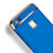 Custodia Lusso Metallo Laterale e Plastica con Anello Supporto per Huawei P9 Lite Blu